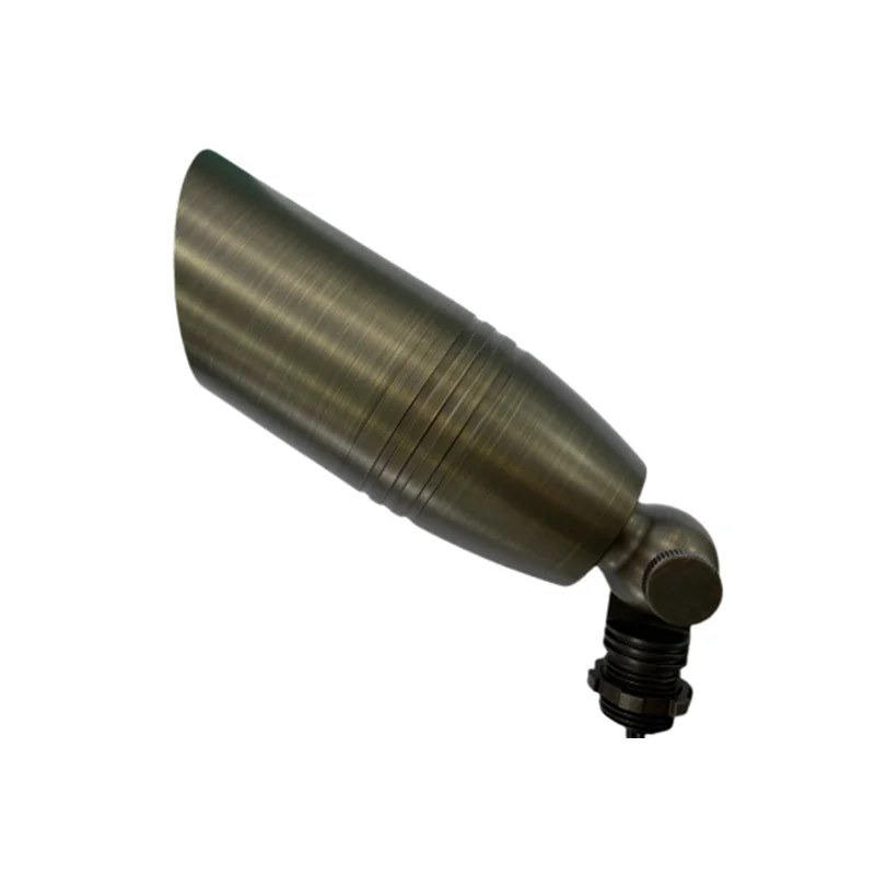 photo of RAL-8102 brass bullet light